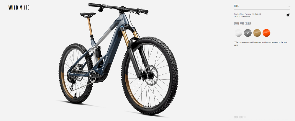 2025 Orbea Wild MyO fork choice